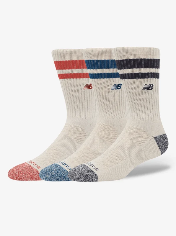 Active Premium Stripe Crew Socks MUL/MUL / L