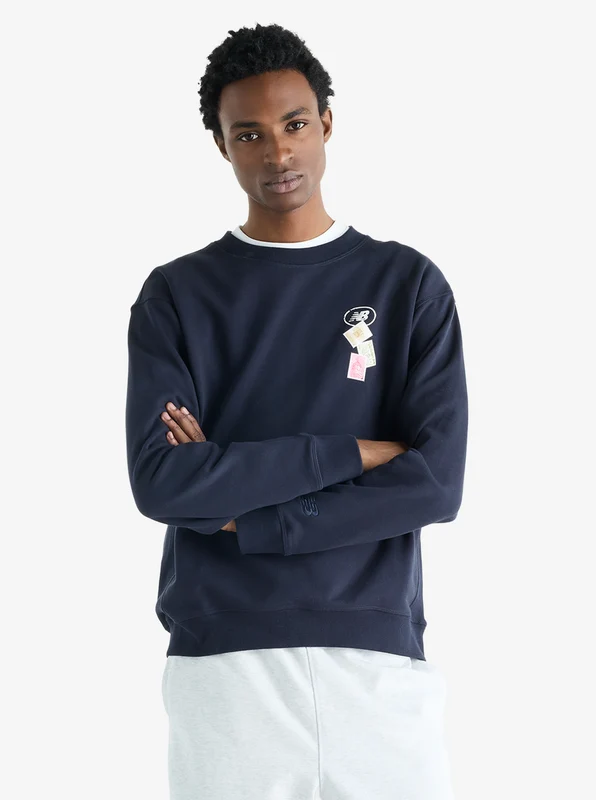 International Stamp Crew BLK/BLK / 2XL