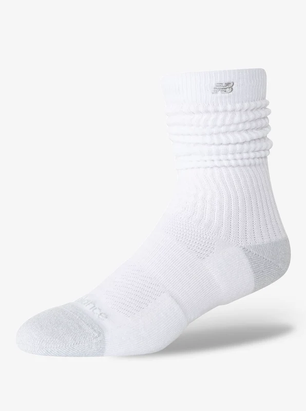 Active Premium Heavyweight Slouch Sock WHT/WHT / S
