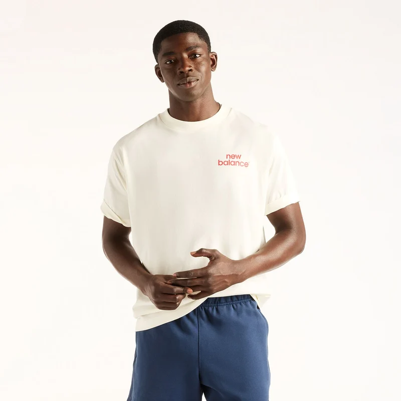 New Balance Men's Intelligent T-Shirt Angora / L