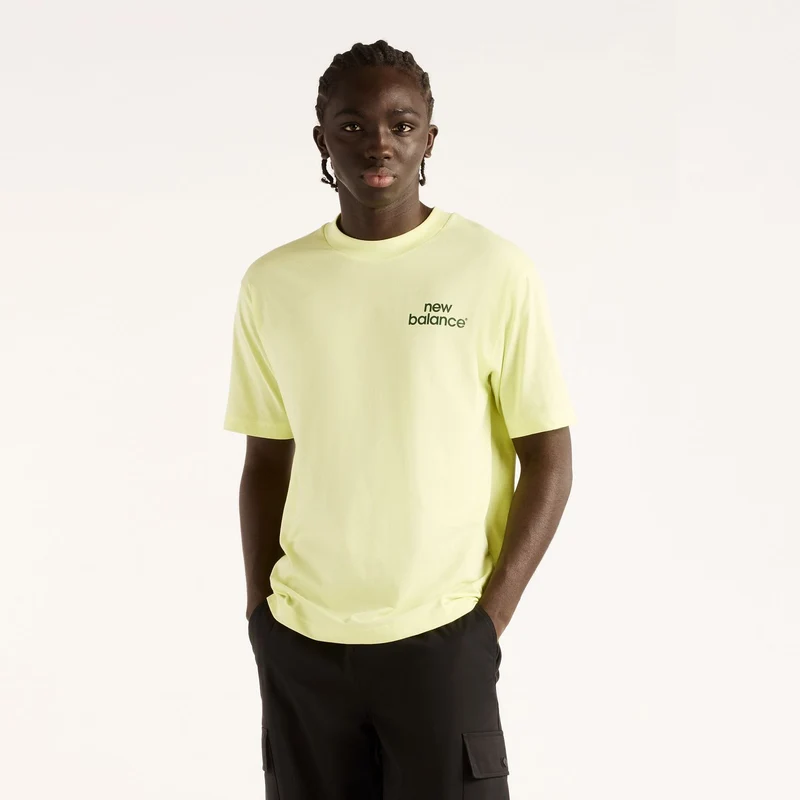 New Balance Men's Intelligent T-Shirt Fennel Seed / L