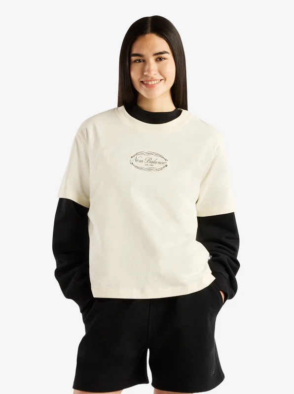 Family Relaxed Hip Length T-Shirt BEI/BEI / L