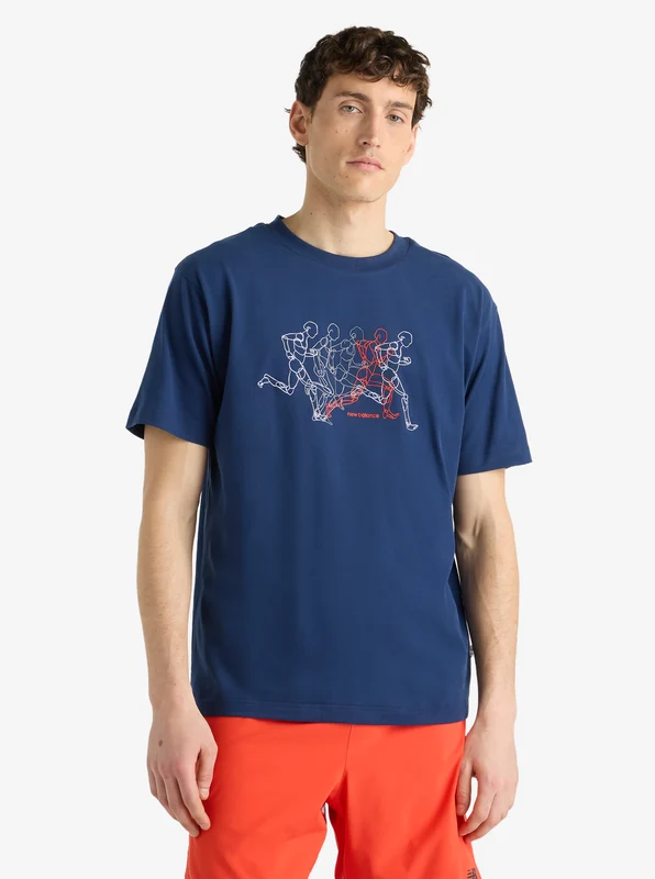 Repeat Performance Runner T-Shirt BLU/BLU / L