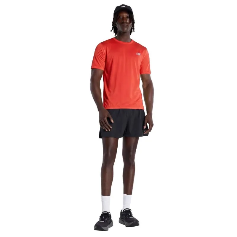 Camiseta New Balance Athletics Run Masculina M / Vermelho