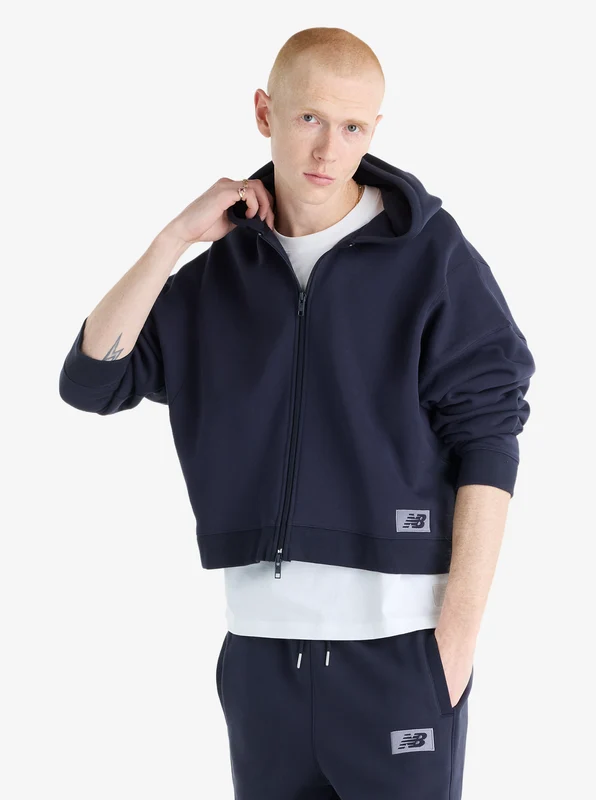 Athletics Crafted Full Zip Fleece BLK/BLK / S