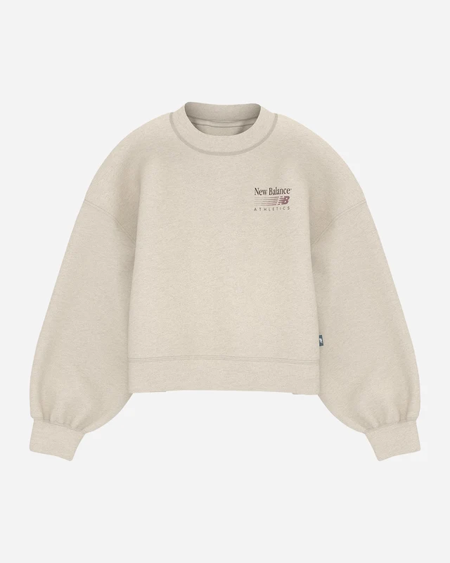 FELPA NEW BALANCE TRACKSIDE BIG LOGO W - / XS*