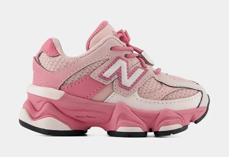 9060 Bungee Infant Toddler Running Shoes (Pink Salt/Pink Eraser) 5C