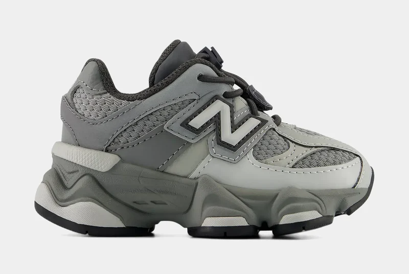 9060 Bunge Infant Toddler Running Shoes (Slate Grey/Harbor Grey) 2C