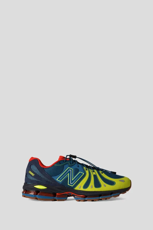 SNEAKERS ABZORB 1890 STREAMSONG, ALKALINE GREEN ET DARK NIGHT 40