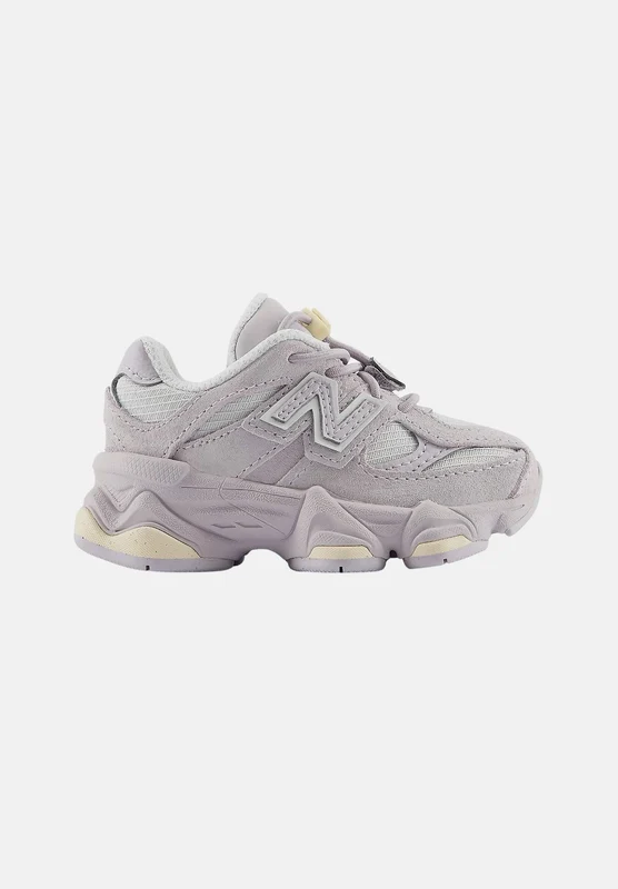 NEW BALANCE Sneakers 9060 BUNGEE Horizon Grey with Calcium, grigio chiaro e lilla, neonato. 26