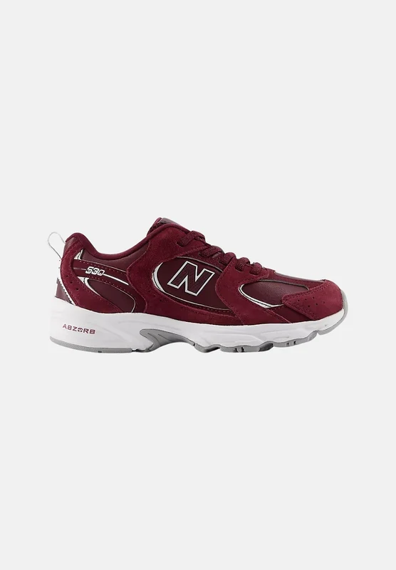 NEW BALANCE Sneakers 530 BUNGEE LACE winde bordeaux per bambino e bambina 32.5