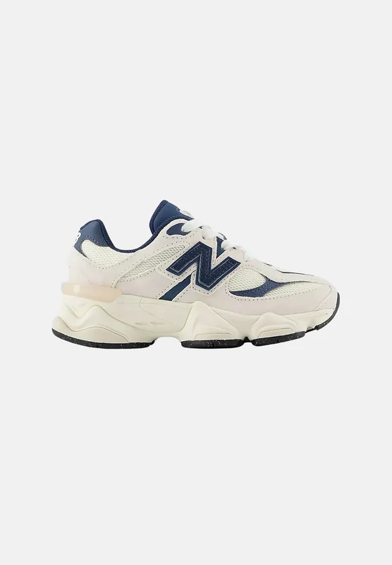 NEW BALANCE Sneakers 9060 LACE NB navy e beige per bambino e bambina 33.5