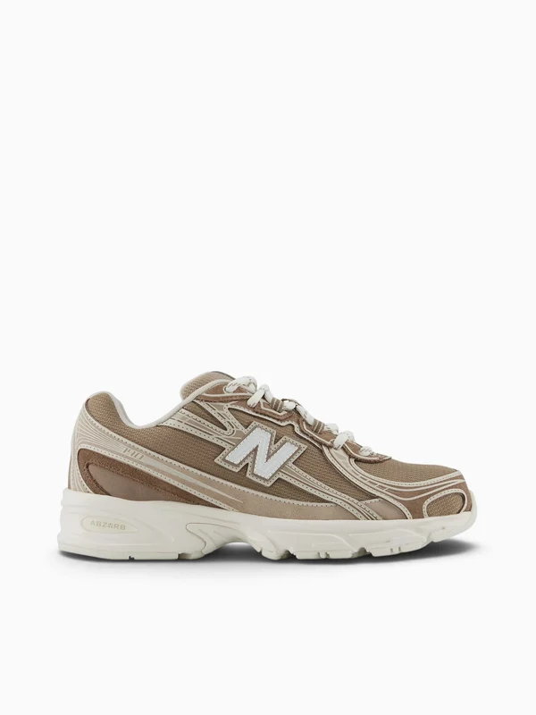 740 Mushroom Leather Mesh leather Mesh Taupe / 9 / M