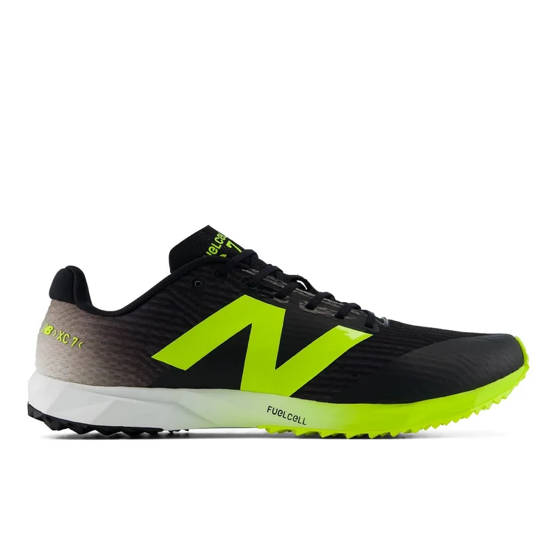 New Balance FuelCell XC7 v5 Track & Field Shoes Black/Alkaline Green / 7.5 / Standard