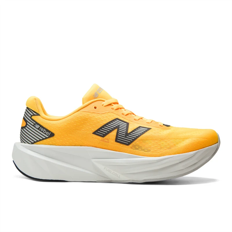 New Balance Men's FuelCell Rebel v5 Days Running Shoes Satsuma Orange/Grey Matter / 10.5 / Wide