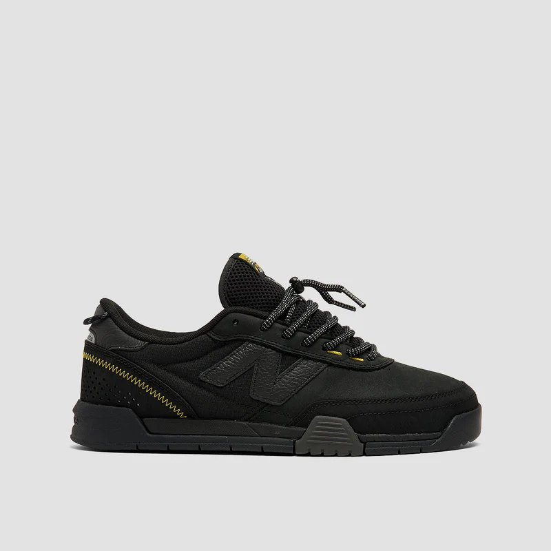 New Balance Numeric 440Wv2 Shoes - Black/Happy Yellow 10.5uk