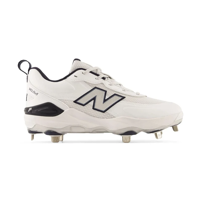 New Balance Women's Velo v5 Metal Softball Cleats White/Team Navy / 7.5 / Wide