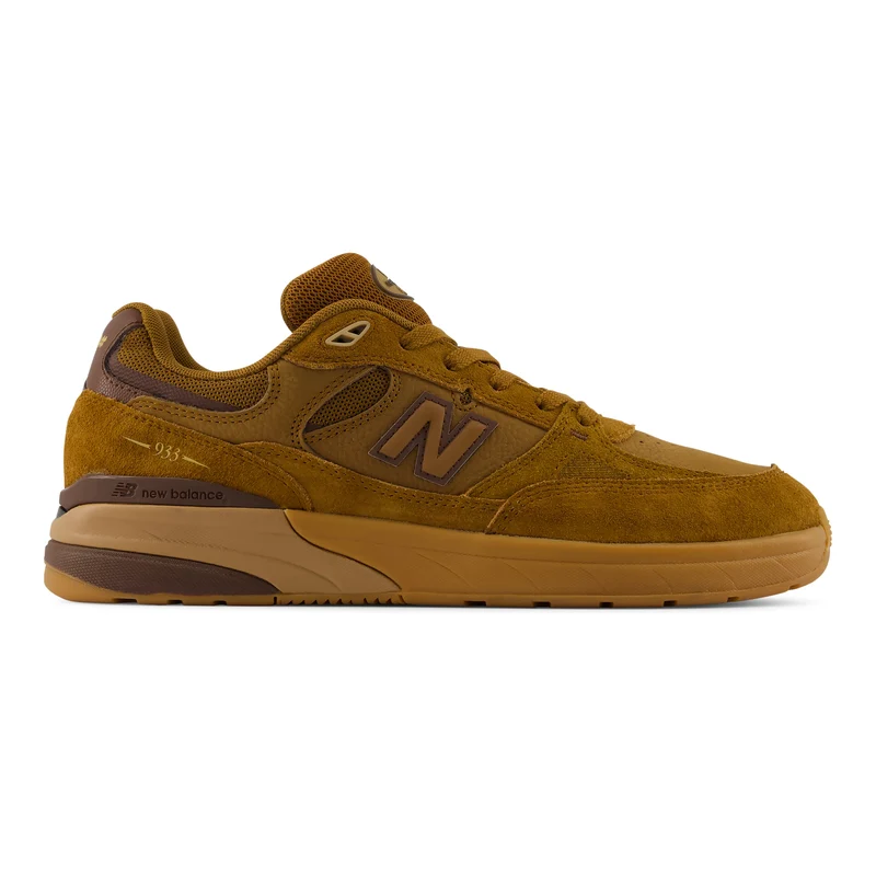 New Balance Numeric Reynolds 933 Skateboard Shoe - Wheat/Gum M 9.5 / W 11