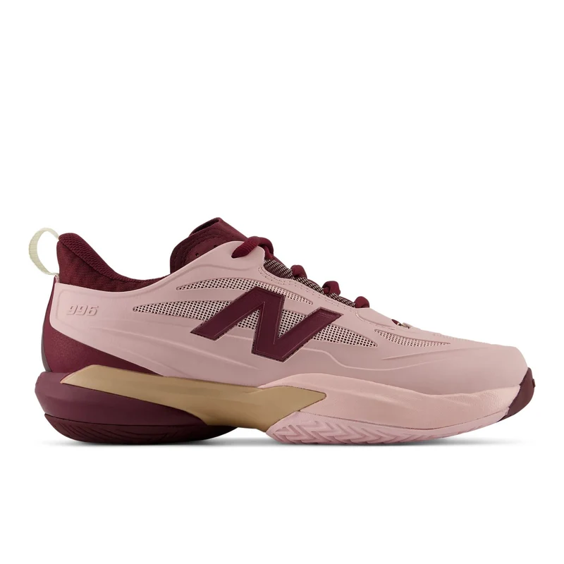New Balance Women's FuelCell 996v7 Tennis Shoes Pink Chalk/Podium Red / 7 / Wide