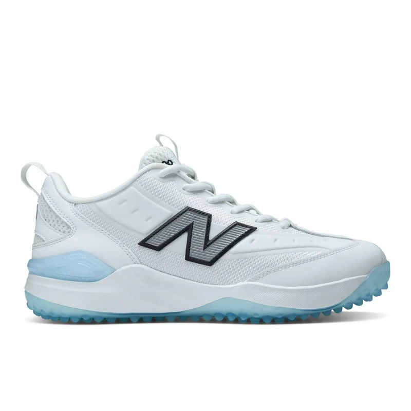 New Balance Men's 3000v8 Energy Baseball Turf Shoes Raincloud/White / 7.5 / Standard