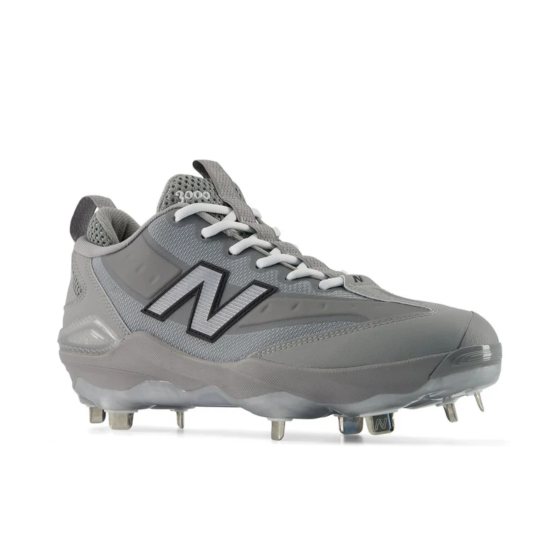 New Balance Men's 3000v8 Energy Metal Baseball Cleats Team Away Grey/Grey Matter / 10.5 / Standard