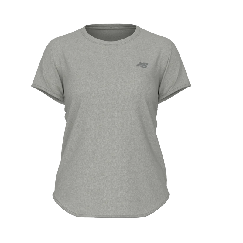 New Balance Women's Sport Core Heather T-Shirt Boylston Grey Heather / S
