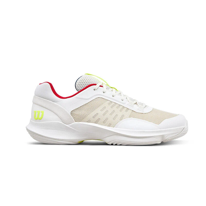 Wilson Hurakn Pro V2 Men's Padel Shoes (White/Safety Yellow) White Yellow / 14