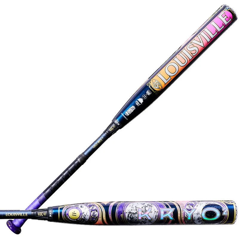 Louisville Slugger 2027 Kryo2 Empress (-11) Fastpitch Bat WL2700301 - Blue Purple Blue-Navy Pink / 28" - 17 oz