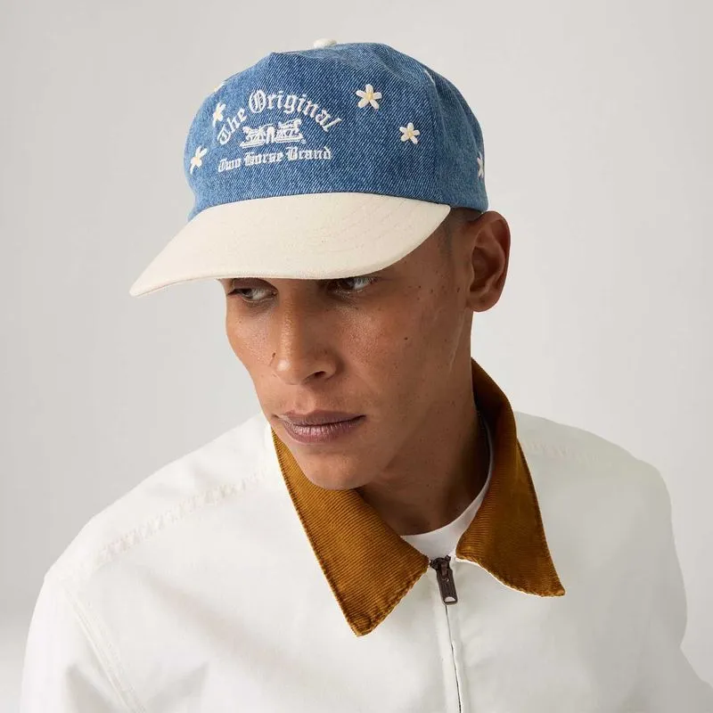 Boné Jeans Levi's® Trucker Lavagem Clara - U USA | U BR
