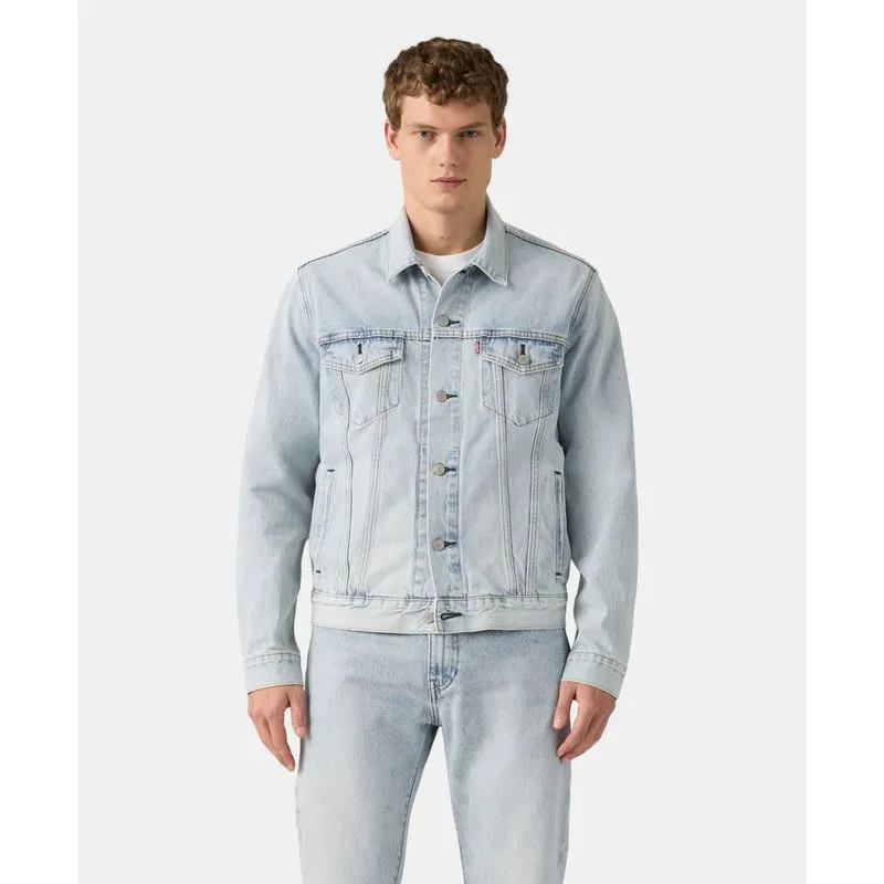 Chamarra Regular Hombre Mezclilla Azul Claro Levi's Chamarra Trucker de Mezclilla Levi's® XL