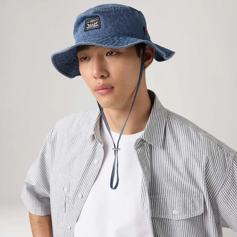 Bucket Hat Levi's® Summer Drawnstring Lavagem Média - L USA | G BR
