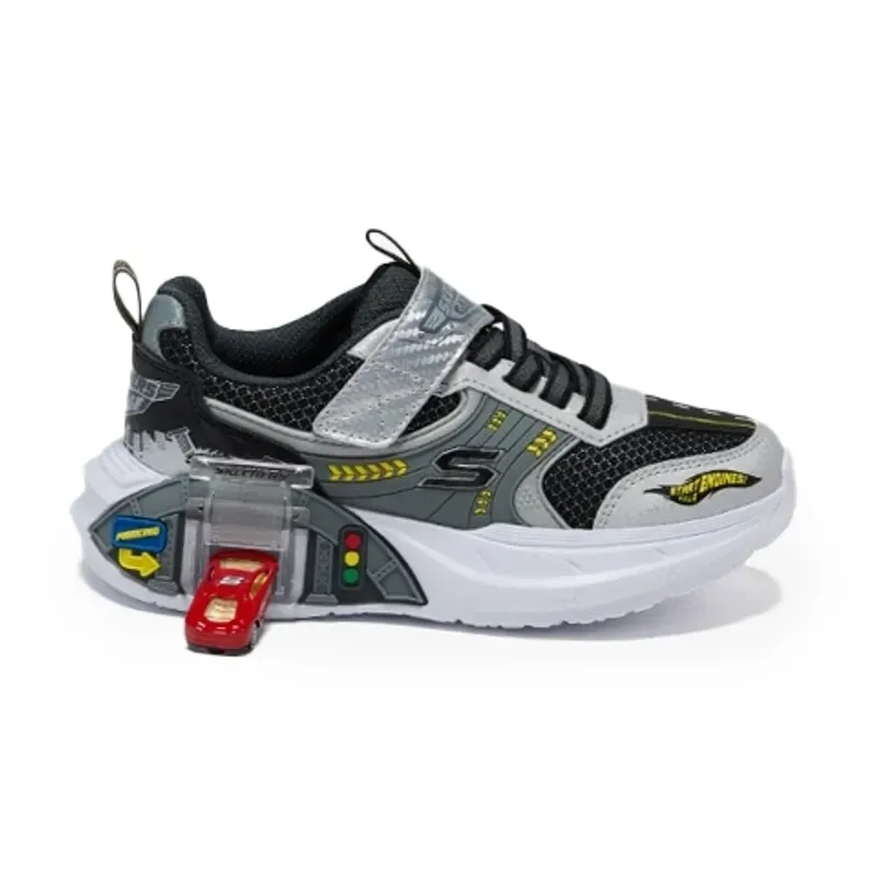 Tênis Infantil Skechers Garage Slbk Cinza 29