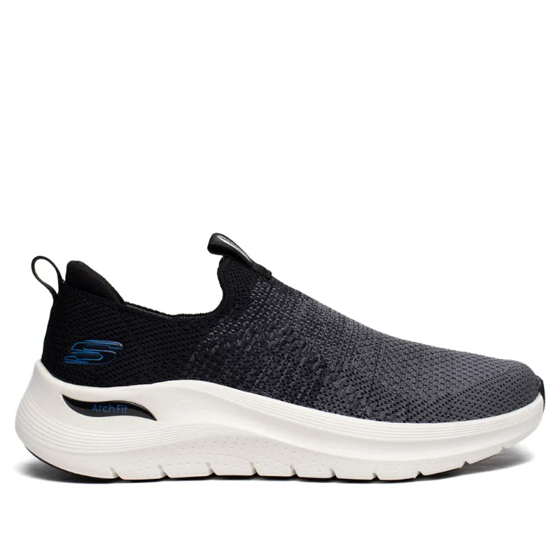 Tênis Masculino Skechers Arch Fit 2.0 Calce Fácil Preto - 43
