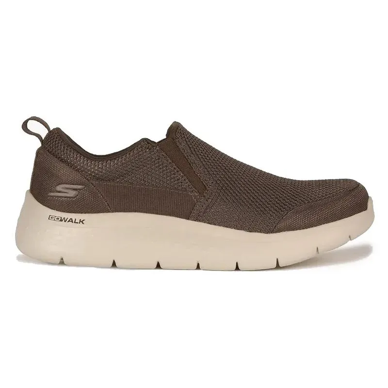 Tênis Skechers Go Walk Flex Slip On Masculino Marrom 43