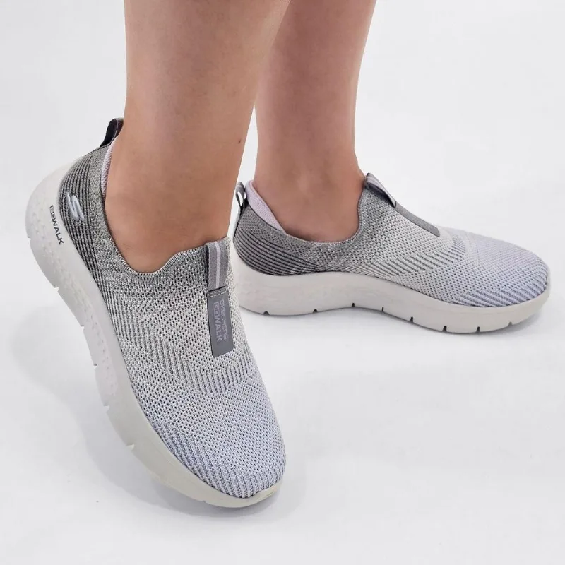 Tênis Skechers Feminino sem Cadarço Go Walk Flex 124827 34 / Cinza