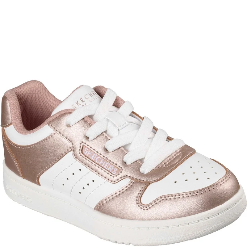 Skechers Quick Street Trainers Rose Gold / Junior 4