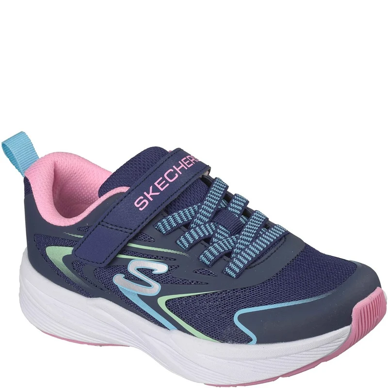 Skechers Microspec Tread Hyper Speed Trainers Navy/Multi / Junior 1.5