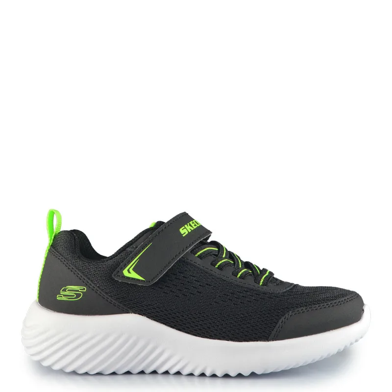 Tênis Esportivo Infantil Skechers Masculino Bounder 403905L BLK-PRETO 29