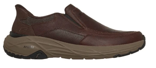 Skechers Mens Shoes Arch Fit Maverick - Red/Brown Red/Brown / 8