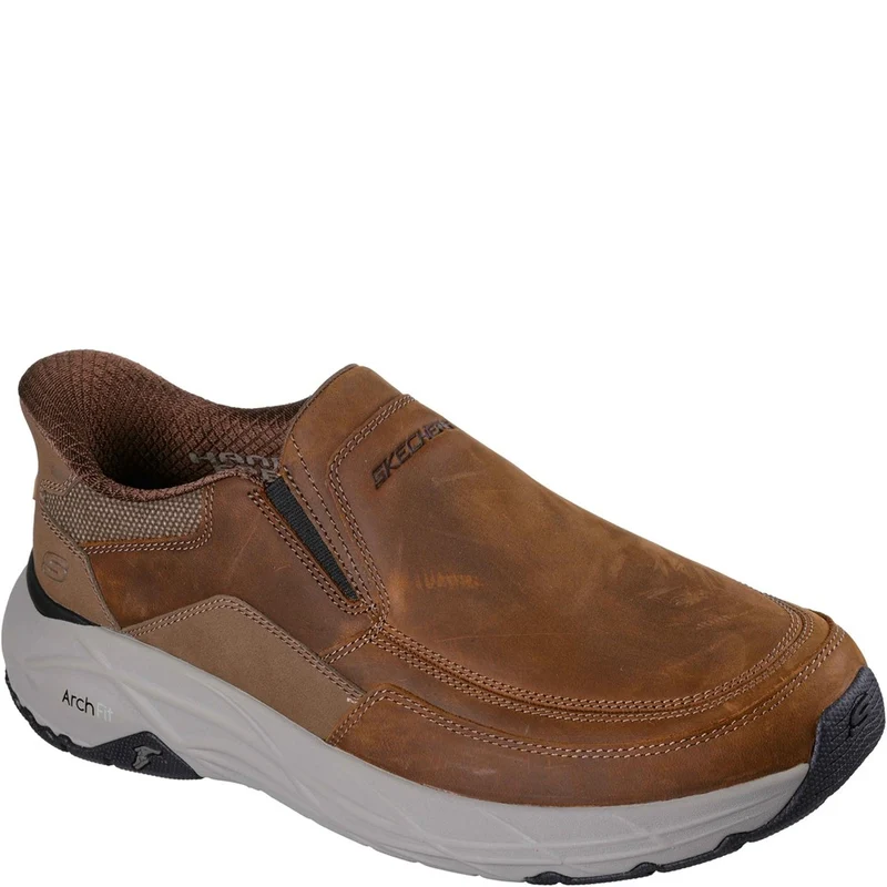 Skechers Arch Fit Maverick Shoes Dark Brown / 6