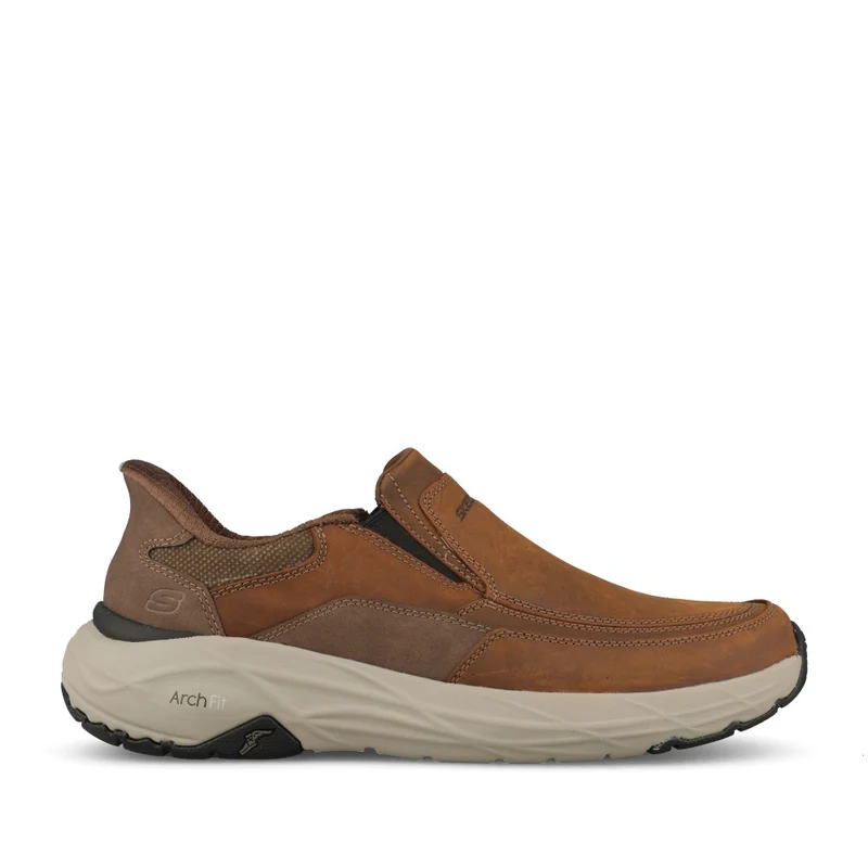Mens 205796 Arch Fit Maverick Slip-ins In Dark Brown 8.5 / Dark Brown
