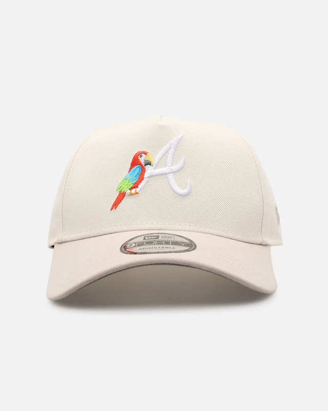 New Era Atlanta Braves 'Tropical' 9FORTY A-Frame Snapback Chrome ONE