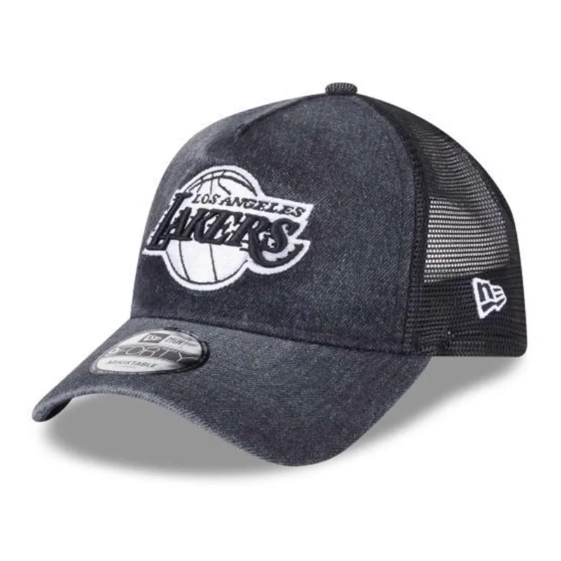 Boné New Era 940af Trucker Q126 Wshd Dnm Loslak Blk