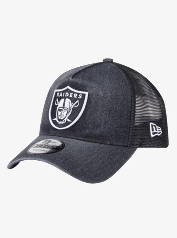 940 A-Frame Las Vegas Raiders Trucker Cap BLK/BLK / OSFM