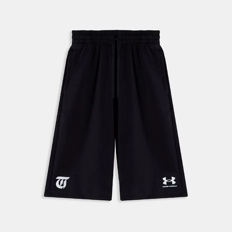 UA TERRY SHORT TINI FUTTTURA NEGRO S