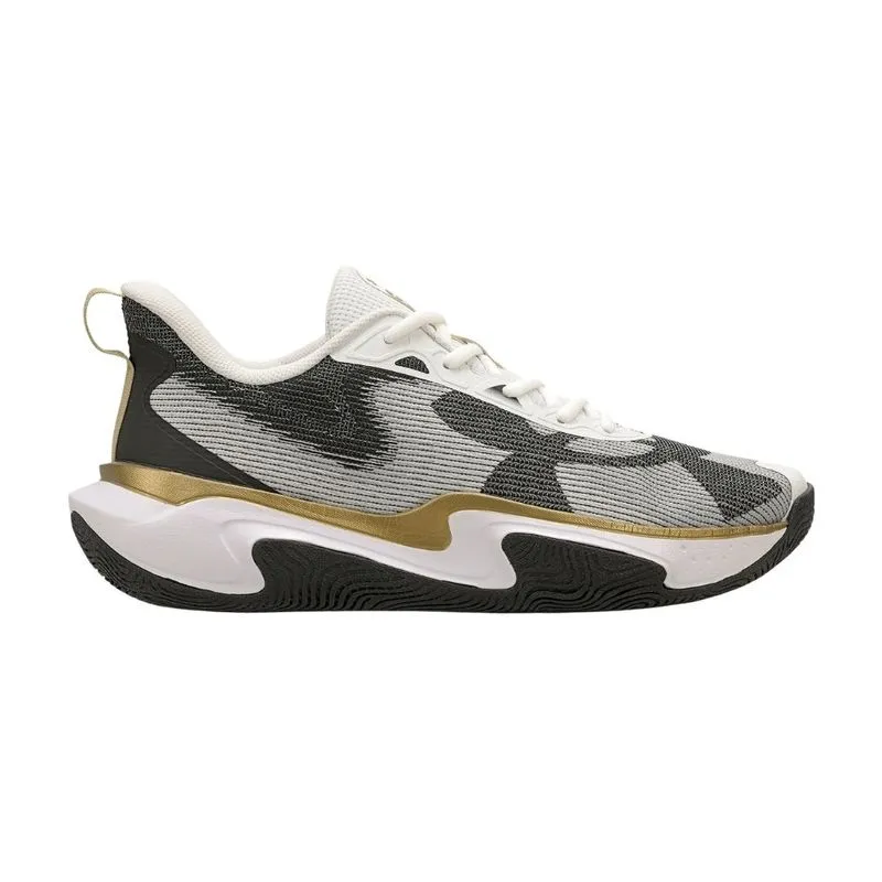 Tênis Basquete Masculino N°40 Under Armour Layup Branco E Preto (MP)