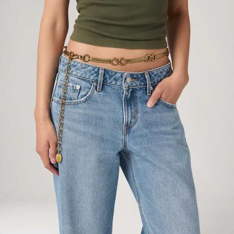 Cinto Levi's® Franchesca Chain Dourado - U USA | U BR