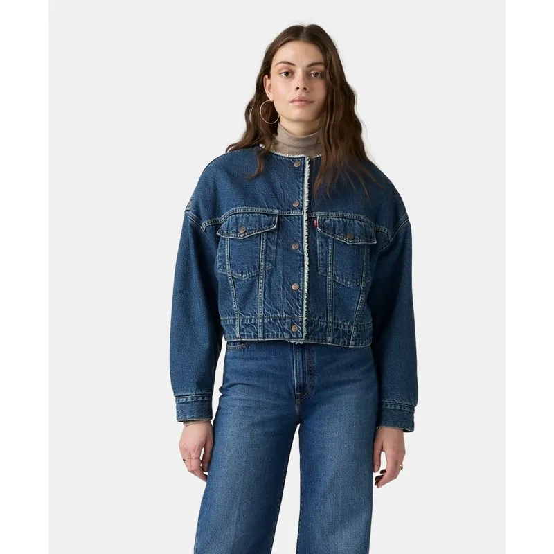 Chamarra Trucker Collarless Sherpa Levi's® M