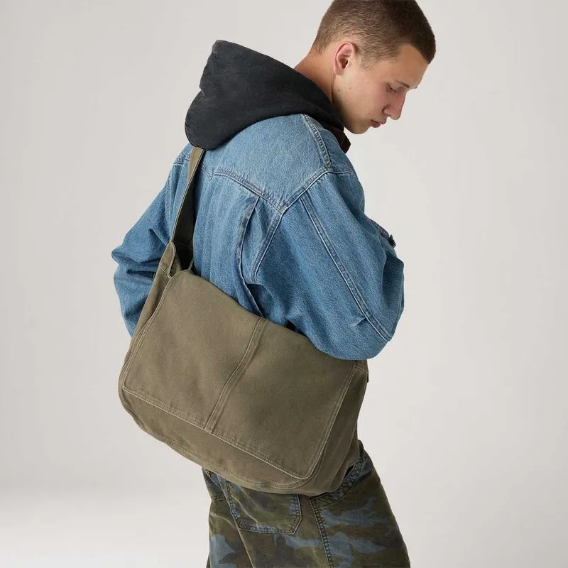 Bolsa Levi's® Oliver Mail Bag Verde - U USA | U BR