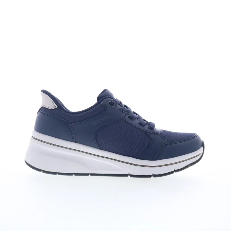 Skechers Billion Flex - Livin' Lush Womens Blue Lifestyle Sneakers Shoes 8.5